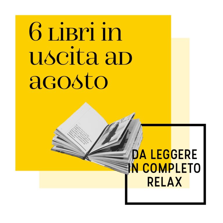 Libri in uscita Agosto 2020